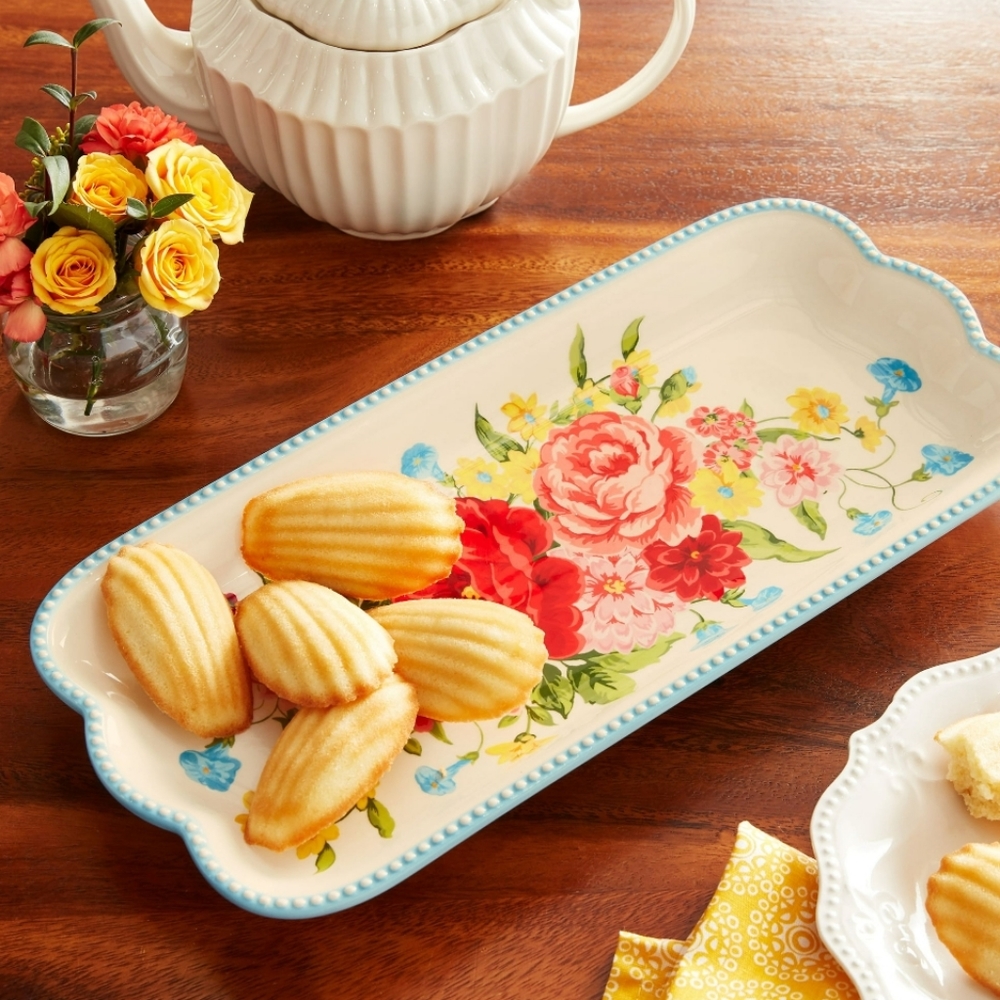 ❤️ New Pioneer Woman Sweet Rose Platter